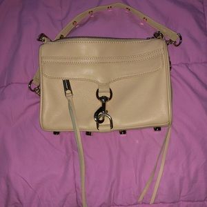 rebecca minkoff nude crossbody bag🤍